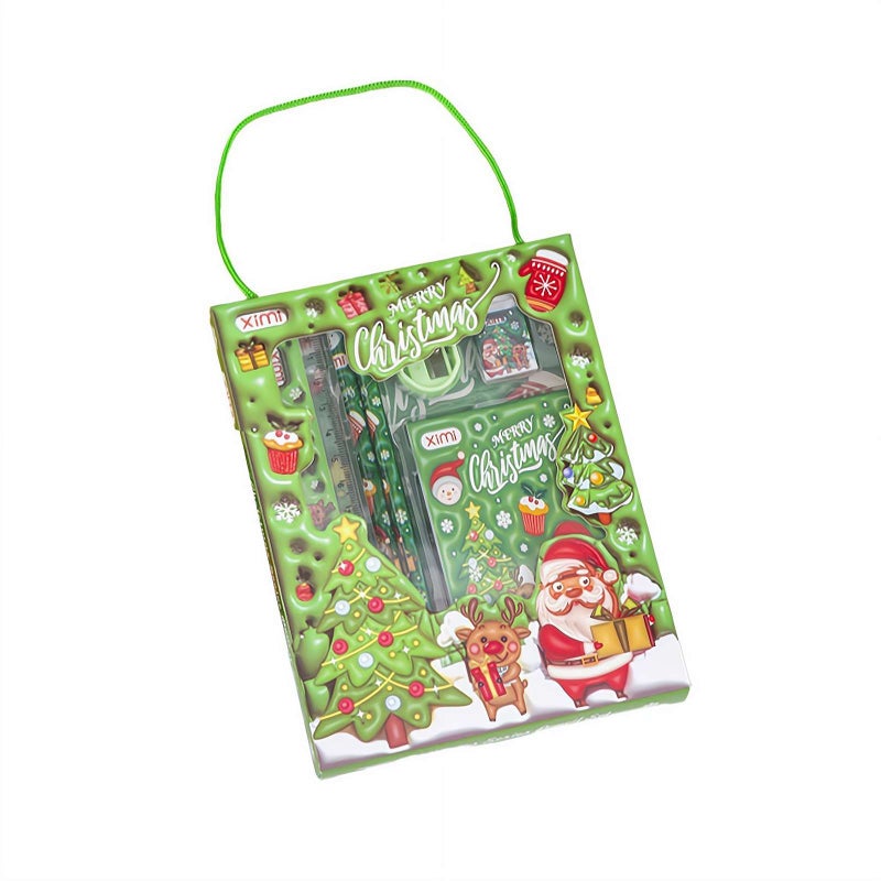 Children's 6-Piece Stationery Set – Back-to-School Cartoon 3D Gift Box for Elementary School Students – Fun & Colorful Stationery Gift Set - Image 1